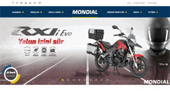 Desktop Screenshot of mondialmotor.com.tr