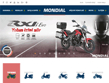 Tablet Screenshot of mondialmotor.com.tr